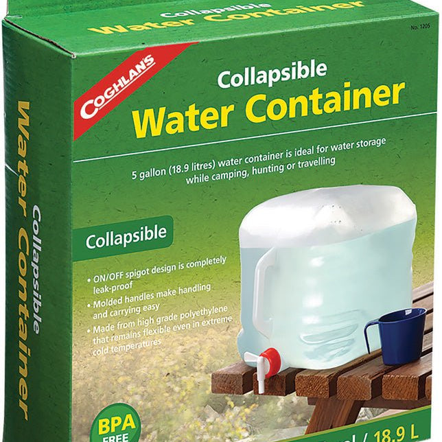 5 Gallon Collapsible Water Container - The Bowie Man - Coghlan's - CGN1205 - 56389012059