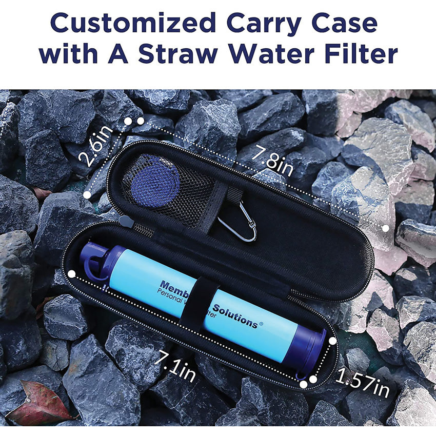 Water Filter Straw with Case