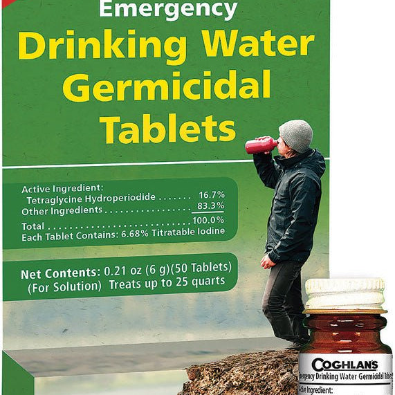 Drinking Water Tablets - The Bowie Man - Coghlan's - CGN7620 - 41333834481