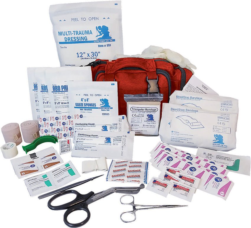 First Aid Rapid Response Bag - The Bowie Man - Elite First Aid - FA143R - 894302002868