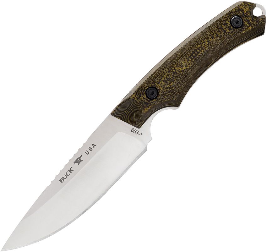 Buck Alpha Guide 663 - The Bowie Man - Buck Knives - BU663BRS - -