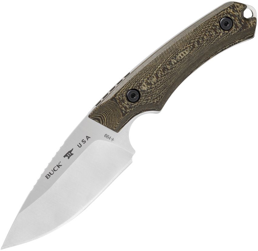 Buck Alpha Hunter 664 - The Bowie Man - Buck Knives - BU664BRS - -