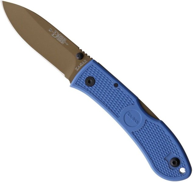 Ka-Bar Dozier Hunter Lockback Blue 4062D2 - The Bowie Man - Ka-Bar - KA4062D2 - 617717704628